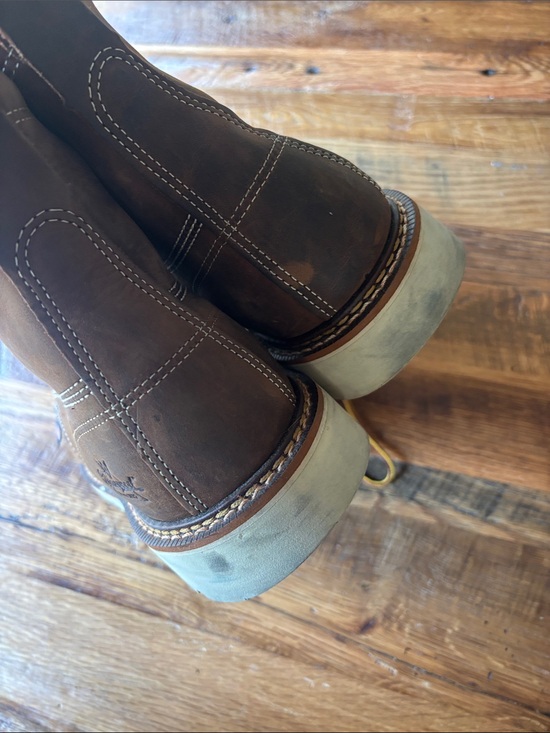 Thorogood steel toe leather workboots men’s size 12 main image 7